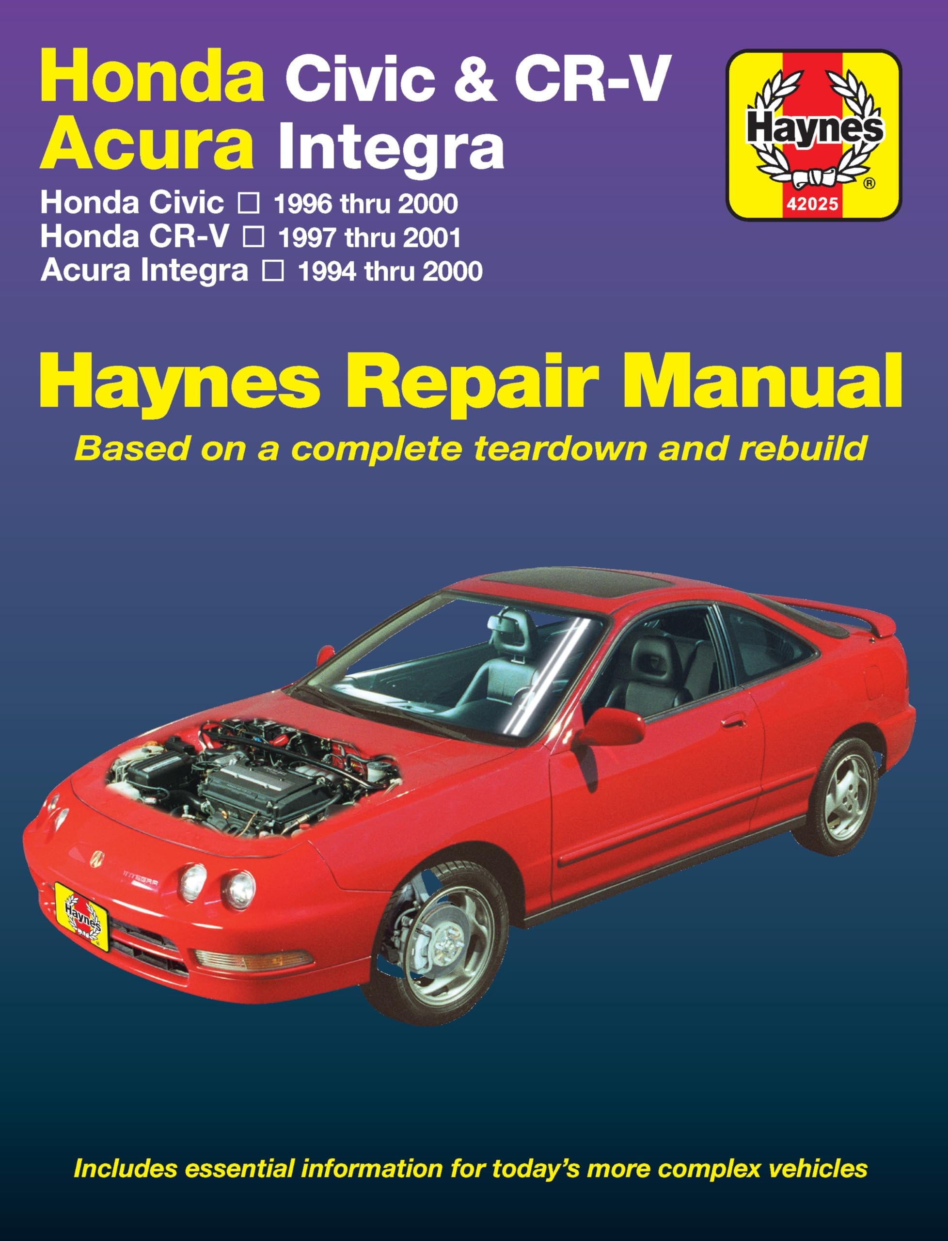 Honda Civic & CR-V, Acura Integra: 1994-2001
