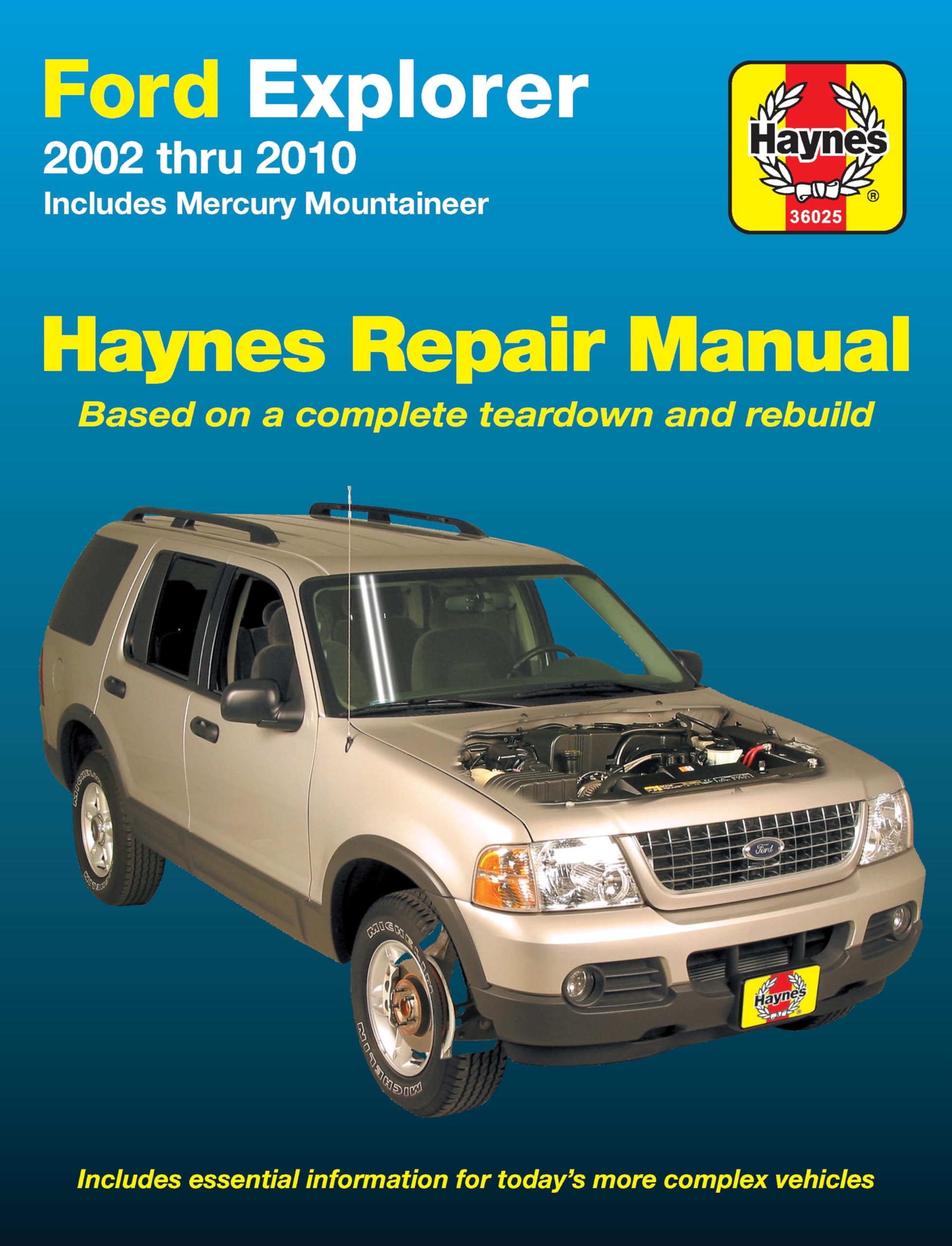 Ford Explorer 2002 thru 2010 Includes Mercury Mountaineer