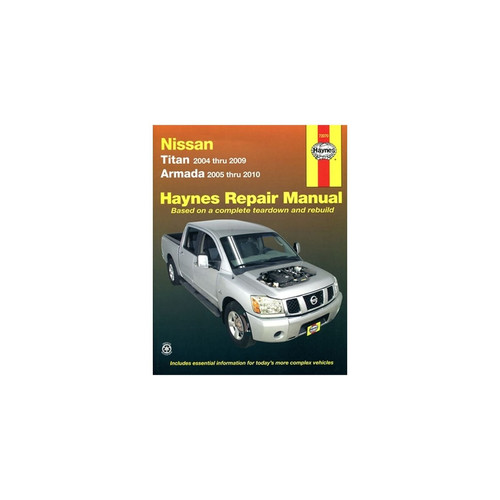 Nissan Titan 2004 thru 2009, Armada 2005 thru 2010