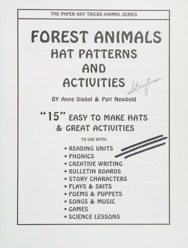 Forest Animals, Hat Patterns and Activities