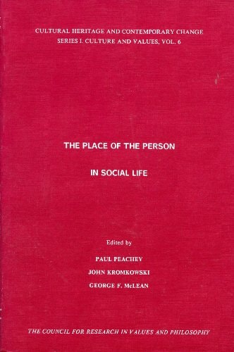 The Place of the Person in Social Life