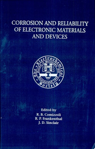 Corrosion and Reliability of Electronic Materials and Devices Proceedings of the Fourth International Symposium