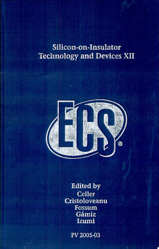 Silicon-on-insulator Technology and Devices XII Proceedings of the International Symposium