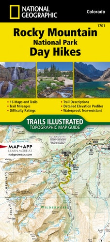 National Geographic Topographic Map Guide 2020: Rocky Mountain National Park Day Hikes