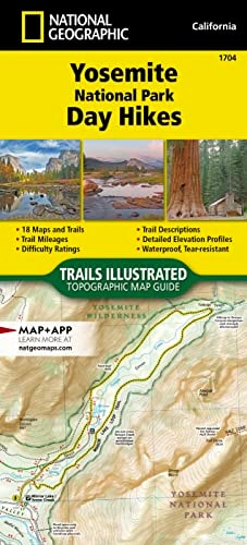National Geographic Topographic Map Guide: Yosemite National Park Day Hikes 2020