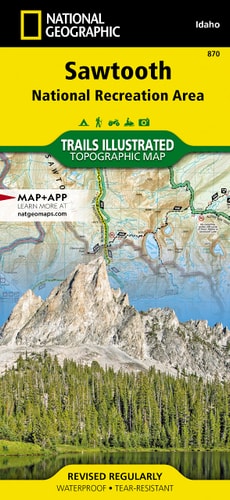 National Geographic Trails Illustrated Map: Sawtooth National Recreation Area