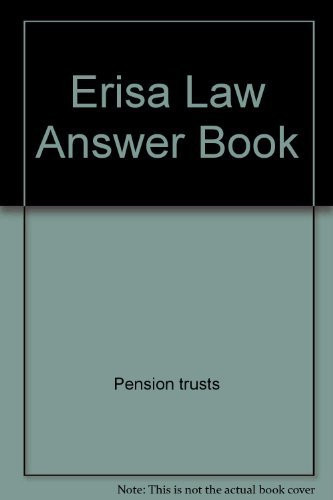 Erisa Law Answer Book (Proceedings / Electrochemical Society)