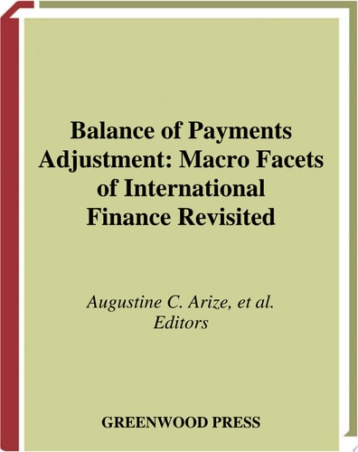 Balance of Payments Adjustment