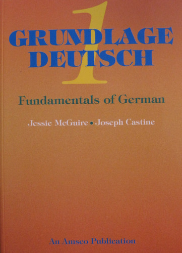 Grundlage Deutsch 1 Fundamentals of German