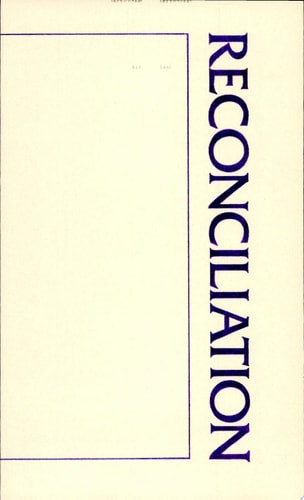 A Reconciliation Sourcebook