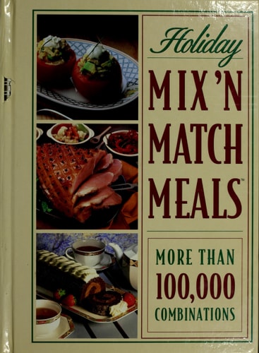 Holiday Mix N Match Meals More Than 100,000 Combinations