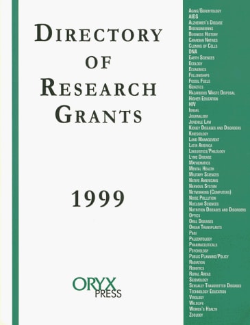 Directory of Research Grants, 1999