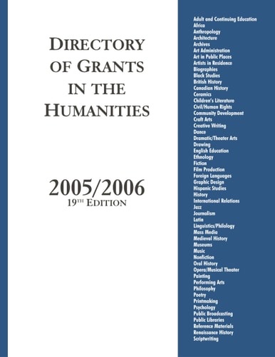 Directory of Grants in the Humanities, 2005/2006