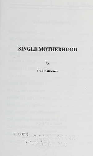 Single Motherhood by Choice