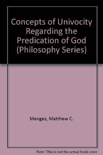 The Concept of Univocity Regarding to the Predication of God & Creature According to William Ockham (Philosophy Series)