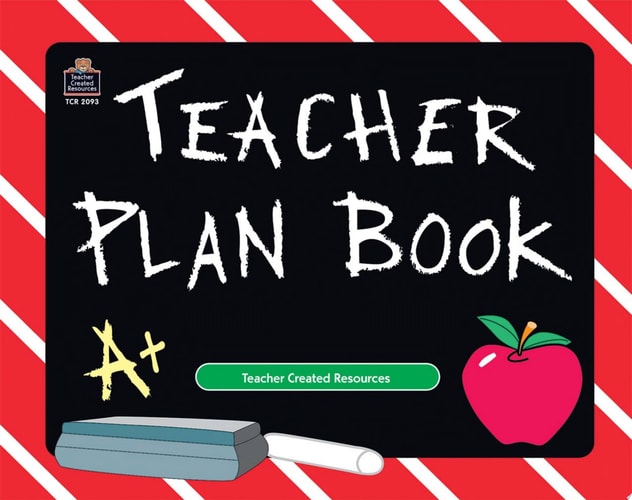 Chalkboard Teacher Plan Book