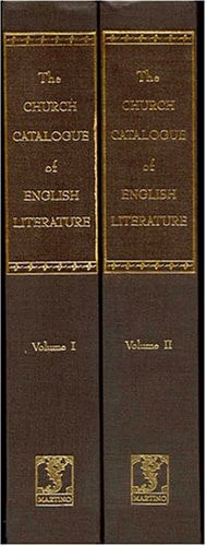 A Catalogue of Books Consisting of English Literature and Miscellanea Including Many Original Editions of Shakespeare : Forming a Part of the Library of E.D. Church