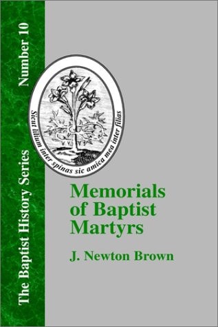 Memorials of Baptist Martyrs