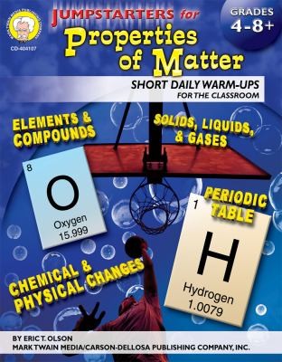 Jumpstarters For Properties Of Matter