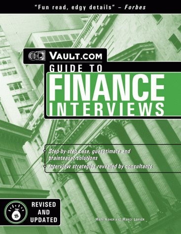 Vault.com Guide to Finance Interviews