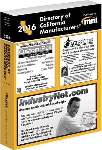 2016 California Manufacturers Directory
