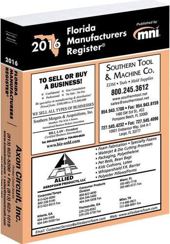 2016 Florida Manufacturers Register