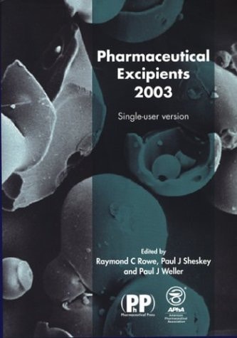 Pharmaceutical Excipients, 2003