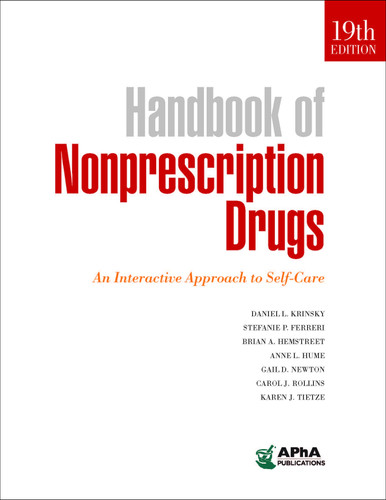 Handbook of Nonprescription Drugs An Interactive Approach to Self-care