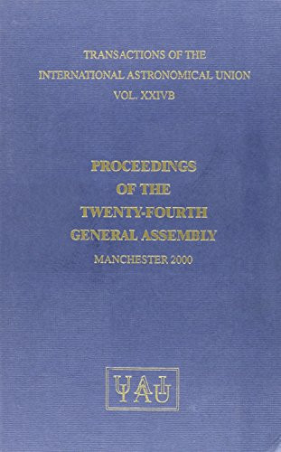Proceedings of the Twenty-Fourth General Assembly, Manchester, 2000