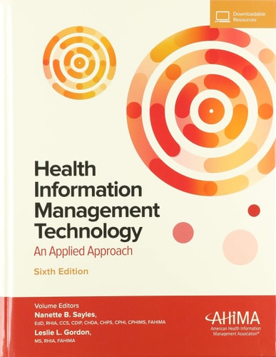 Health Information Management Technology An Applied Approach