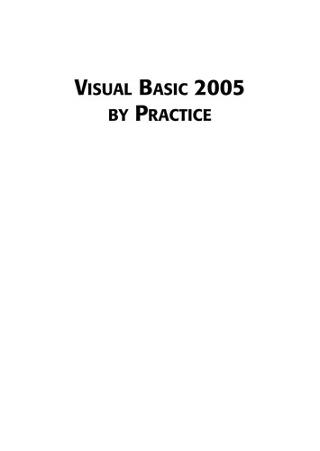 Visual Basic 2005 by Practice