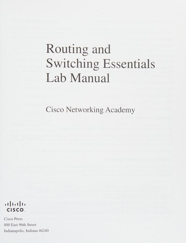 Routing And Switching Essentials Lab Manual