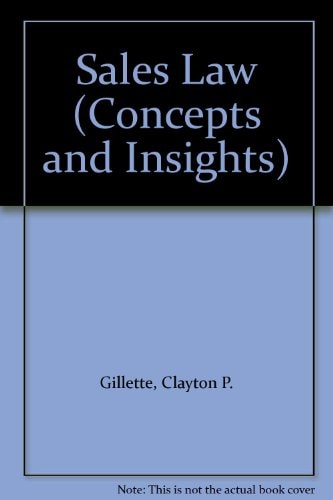 Sales Law Casebook