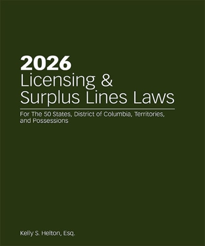 2026 Licensing & Surplus Lines Laws