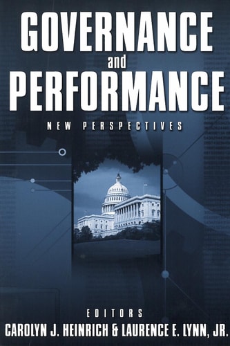 Governance and Performance New Perspectives