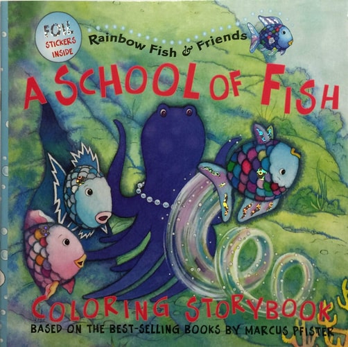 A School of Fish Coloring Storybook