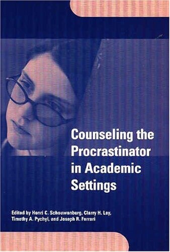 Counseling the Procrastinator in Academic Settings
