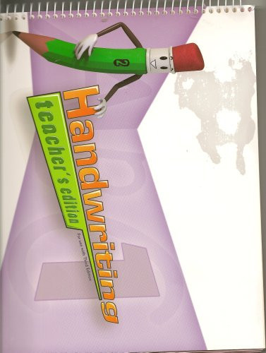 Handwriting Teacher Book Grd 1 3rd Edition