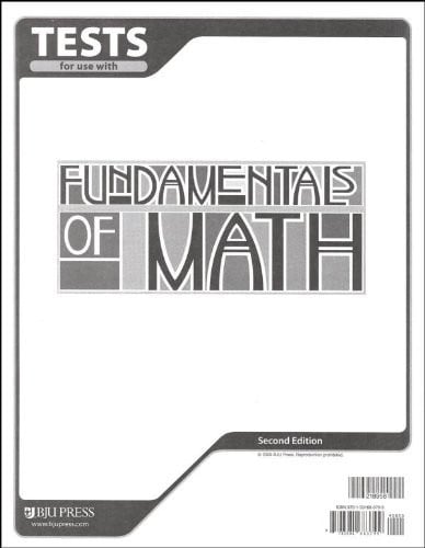 Fundamentals of Math Testpack 2nd Edition
