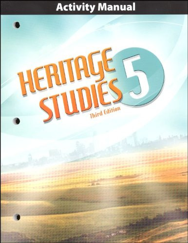 Heritage Studies Grade 5 Student Activities Manual 3rd Edition