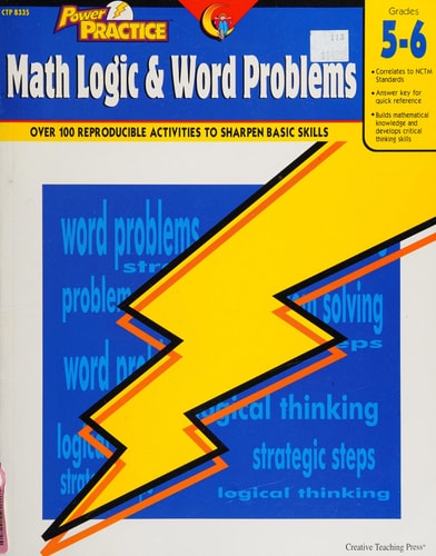 Power Practice Math Logic and Word Problems, Gr. 5-6
