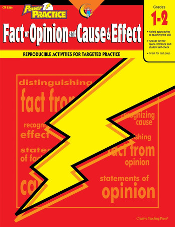 Fact Or Opinion and Cause and Effect Grades 1-2 Reproducible Activities for Targeted Practice