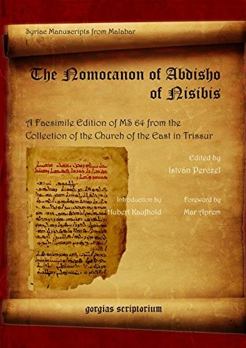 The Nomocanon of Abdisho of Nisibis