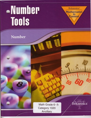Mathematics in Context Number Tools Workbook Student Edition