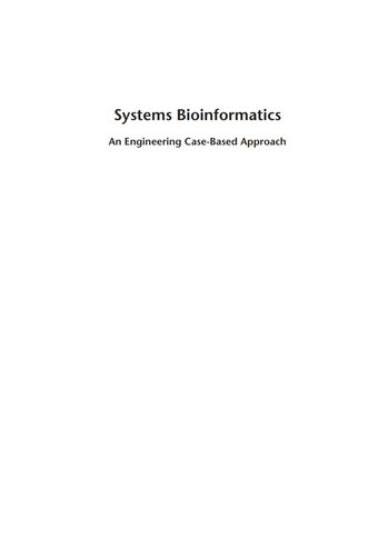 Systems Bioinformatics: An Engineering Case-Based Approach