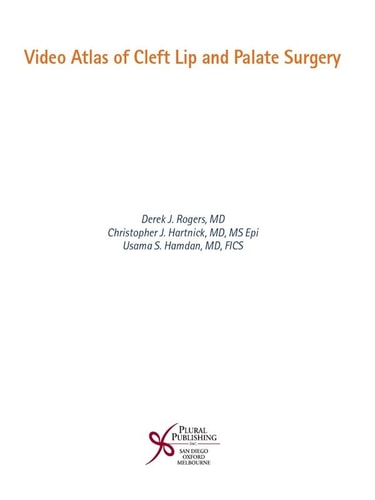 Video Atlas of Cleft Lip and Palate Surgery