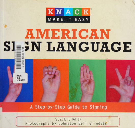 Knack American Sign Language A Step-By-Step Guide To Signing