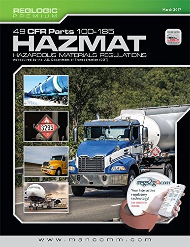 Mancomm 49 CFR: Transportation, Parts 100-185 (US Hazmat Regs), March 2017