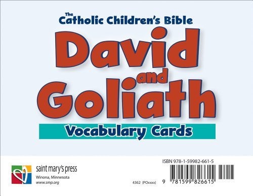 David and Goliath, Vocabulary Cards (Catholic Children's Bible)