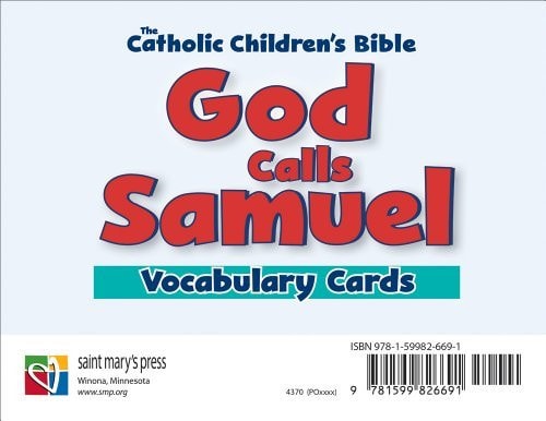 God Calls Samuel, Vocabulary Cards (Catholic Children's Bible)
